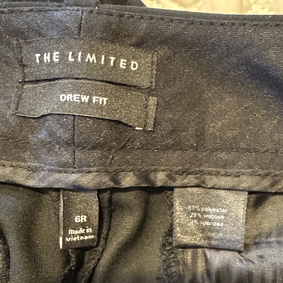 Black Tailored Dress Pants with Pockets - The Limited Drew Fit - Picture 5 of 5